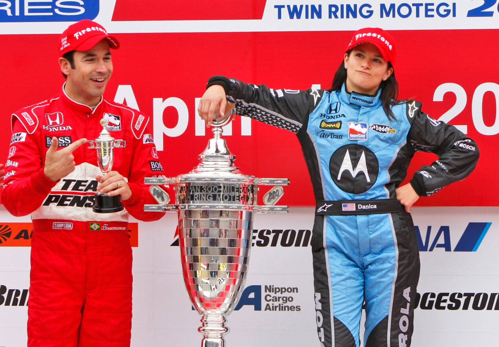 Danica Patrick, Helio Castroneves